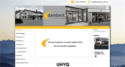 Desktop Screenshot of dambeck-vital.de